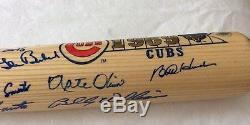 1969 Chicago Cubs Multi Signed Cooperstown Bat Vintage