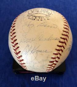 1969 Ny Mets Vintage Team Signed Nl (giles) Baseball! 27 Sigs Incl Gil Hodges