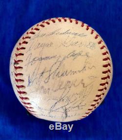 1969 Ny Mets Vintage Team Signed Nl (giles) Baseball! 27 Sigs Incl Gil Hodges