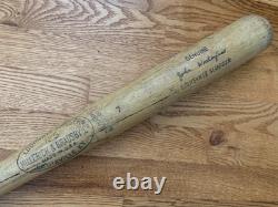 1970s JOHN WOCKENFUSS DETROIT TIGERS VINTAGE H & B GAME USED BAT
