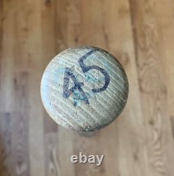 1970s JOHN WOCKENFUSS DETROIT TIGERS VINTAGE H & B GAME USED BAT