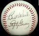 1970s Lefty Gomez Signed Baseball 20s 30s New York Yankees Team Auto Vtg Hof