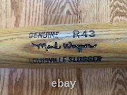 1970s MARK WAGNER DETROIT TIGERS VINTAGE LOUISVILLE SLUGGER GAME USED BAT