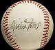 1970s Willie Mays Single Signed Onl Baseball San Francisco Giants Team Vtg Hof