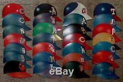 1972 Baseball UPDATED Complete SET 28 Vintage mini cardboard bat helmet hat 1970