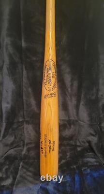 1973 Max Oliveras Signed Baseball Bat Vintage Autographed MLB Collectible