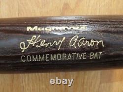 1974 Magnavox HANK AARON No 715 Home Run ATLANTA BRAVES Commemorative Bat with Box