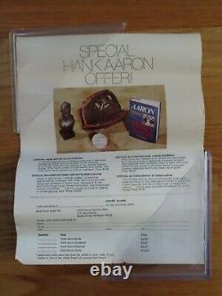 1974 Magnavox HANK AARON No 715 Home Run ATLANTA BRAVES Commemorative Bat with Box