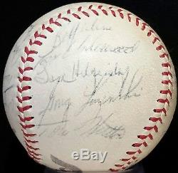 1975 Philadelphia Phillies Signed Baseball STEVE CARLTON HOF Auto vtg 70s