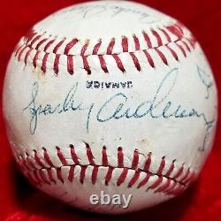 1979 Detroit Tigers Team Signed Ball JACK MORRIS HOF 70s vtg LOU WHITAKER Hiller