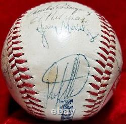 1979 Detroit Tigers Team Signed Ball JACK MORRIS HOF 70s vtg LOU WHITAKER Hiller