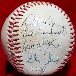 1979 Detroit Tigers Team Signed Ball JACK MORRIS HOF 70s vtg LOU WHITAKER Hiller