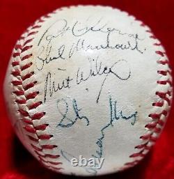 1979 Detroit Tigers Team Signed Ball JACK MORRIS HOF 70s vtg LOU WHITAKER Hiller