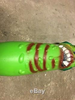 1980's Rare Vintage Madballs Weird Monster Horror Green Baseball Bat Excellent