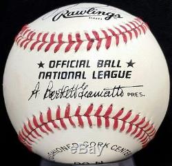 1980s BARRY BONDS Signed ONL Baseball Auto vtg Pittsburgh Pirates Giants Team