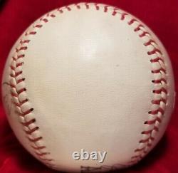 1980s Early Career CAL RIPKEN JR Signed Ball Baltimore Orioles Team HOF vtg Auto