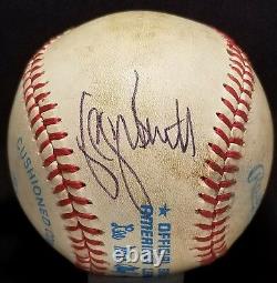 1981 GEORGE BRETT Signed OAL Baseball Auto vtg Mac Phail KANSAS CITY ROYALS TEAM