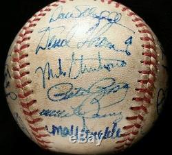 1984 Montreal Expos SIGNED Baseball PETE ROSE 4,000 Hit Auto BALL hof vtg rare