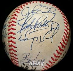 1987 Pittsburgh Pirates Team BARRY BONDS ROOKIE Signed BASEBALL PSA old vtg rare