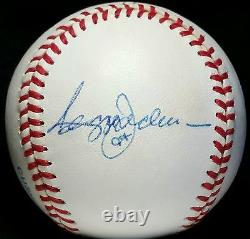 1987 REGGIE JACKSON MARK McGWIRE CANSECO A's Team Signed BASEBALL hof vtg auto