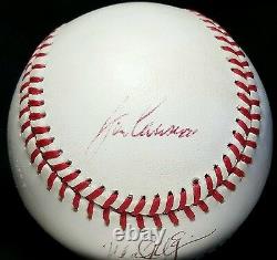 1987 REGGIE JACKSON MARK McGWIRE CANSECO A's Team Signed BASEBALL hof vtg auto