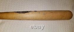 1990 JULIO FRANCO Game Used Slugger Bat Texas Rangers Team vtg Indians 90s