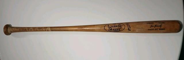 1990 Jim Eisenreich Game Used Baseball Bat Kansas City Royals Game Used Bat Kc