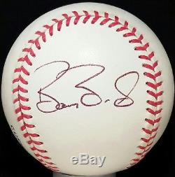1990s BARRY BONDS Signed ONL Baseball SAN FRANCISCO TEAM vtg auto Pirates