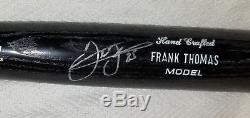 1990s FRANK THOMAS Signed Baseball BAT Chicago White Sox Team vtg auto HOF