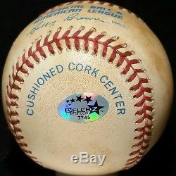 1990s JOSE CANSECO Signed GAME USED OAL Baseball OAKLAND ATHLETICS A's TEAM vtg