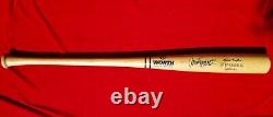 1992-95 RYNE SANDBERG Game Issue SIGNED non used BAT Chicago Cubs HOF vtg 90s 1992-95 RYNE SANDBERG Game Issue SIGNED non used BAT Chicago Cubs HOF vtg 90s