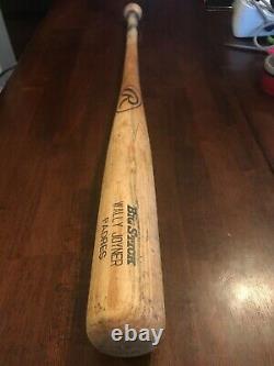 1997 Vintage WALLY JOYNER game used cracked bat Rawlings WJ21 Heavily Used