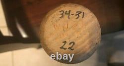 1997 Vintage WALLY JOYNER game used cracked bat Rawlings WJ21 Heavily Used