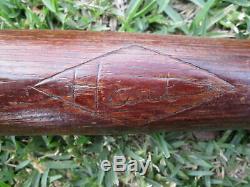 19th Century BASEBALL Antique Town Ball Home Made Vintage Baseball Bat