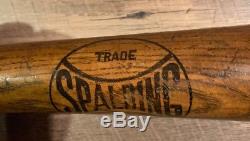 19th Century Spalding Ring Baseball Bat 1880s 1890s! Vintage Old Not Hillerich