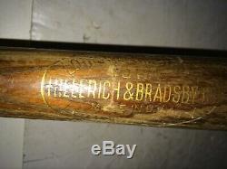 2 Vintage H&B Jackie Robinson 88 Leaguer, 30's Hal Trosky 40 H. T. Baseball Bats