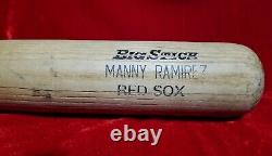 2001 MANNY RAMIREZ GAME USED Rawlings Big Stick Uncracked BAT Boston Red Sox vtg