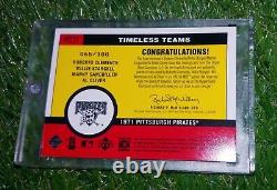 2001 Vintage Timeless Teams Game Used Bat Relic Stargell Roberto Clemente /100