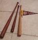 3 Vintage Cleveland Indians Mini Bats - Lemon, Trosky, One With Indians Pennant