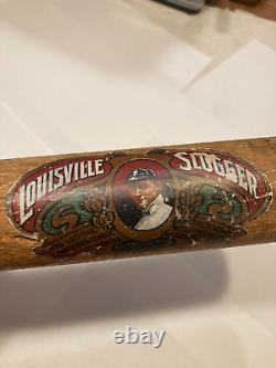 33 LOUISVILLE SLUGGER BASEBALL BAT, w REPRO TY COBB HOF DECAL, USA! L@@K