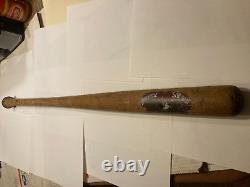 33 LOUISVILLE SLUGGER BASEBALL BAT, w REPRO TY COBB HOF DECAL, USA! L@@K