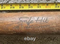 35 Joe DiMaggio H&B #14 1930's / 40's Era Baseball Wood Ball Bat Crack Vintage 35 Joe DiMaggio H&B #14 1930's / 40's Era Baseball Wood Ball Bat Crack Vintage