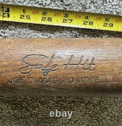 35 Joe DiMaggio H&B #14 1930's / 40's Era Baseball Wood Ball Bat Crack Vintage 35 Joe DiMaggio H&B #14 1930's / 40's Era Baseball Wood Ball Bat Crack Vintage