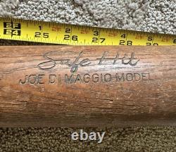 35 Joe DiMaggio H&B #14 1930's / 40's Era Baseball Wood Ball Bat Crack Vintage 35 Joe DiMaggio H&B #14 1930's / 40's Era Baseball Wood Ball Bat Crack Vintage