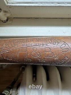 35 Joe Dimaggio Wood H&B Baseball Ball Bat Vintage Old 1940's Antique Yankees