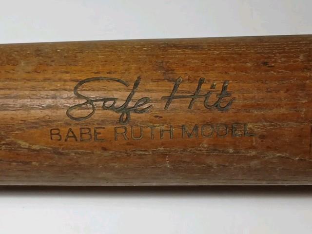 36 Antique Vintage 1940s Babe Ruth Baseball Bat Hillerich & Bradsby 14 Safe Hit