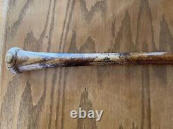 4 items Eddie Mathews signed pro-used bat, baseball, vintage new glove, card