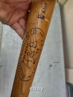 40's Vintage Hillerich & Bradsby Co No 14 Safe Hit BABE RUTH MODEL Baseball Bat 40's Vintage Hillerich & Bradsby Co No 14 Safe Hit BABE RUTH MODEL Baseball Bat