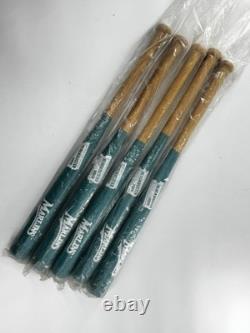5 Vintage Rare Florida Marlins Blockbuster Video Souvenir Baseball Bat MLB TEAL