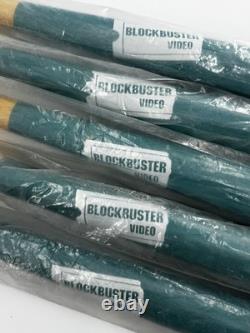 5 Vintage Rare Florida Marlins Blockbuster Video Souvenir Baseball Bat MLB TEAL